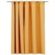 Sonata Затъмняваща завеса с куки, имитираща лен, жълта, 290x245 см