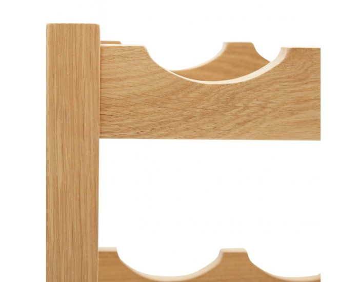 Sonata Стойка за вино за 12 бутилки, 47x21x36 см, дъбов масив