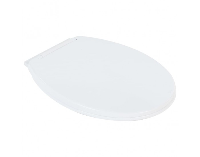 Sonata Висока тоалетна без ръб плавно затваряне +7 см керамика бяла