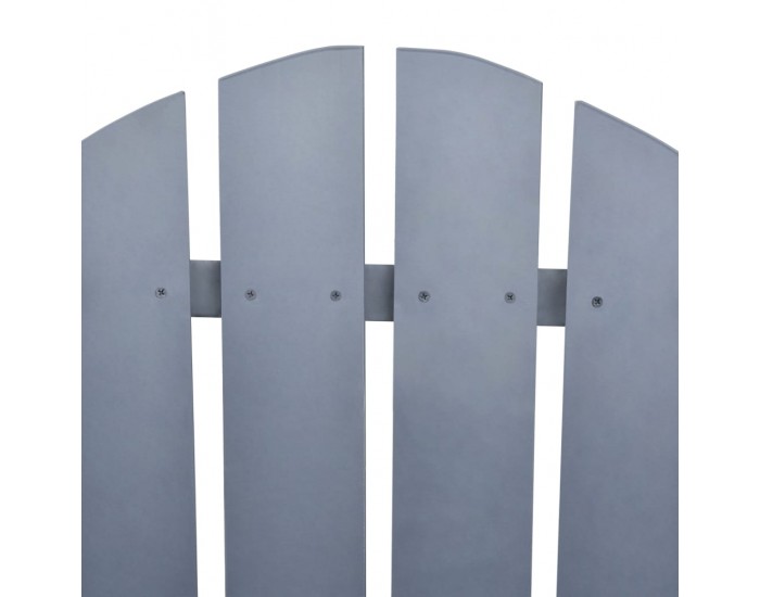 Sonata Градински стол "Адирондак", чам масив, сив