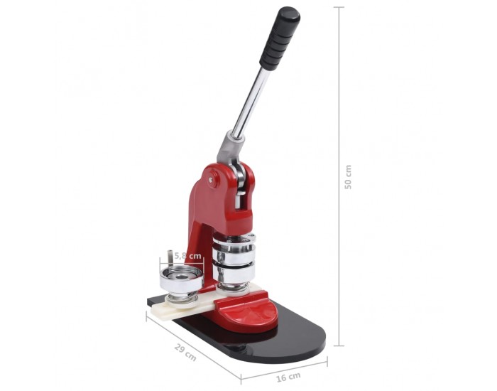 Sonata Преса за значки с кръгово рязане, 58 мм Sonata Преса за значки с кръгово рязане, 58 мм