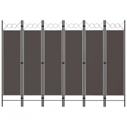 Sonata Параван за стая, 6 панела, антрацит, 240x180 cм - Електроуреди и Аксесоари за Всекидневната
