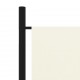 Sonata Параван за стая, 3 панела, кремавобял, 150x180 см