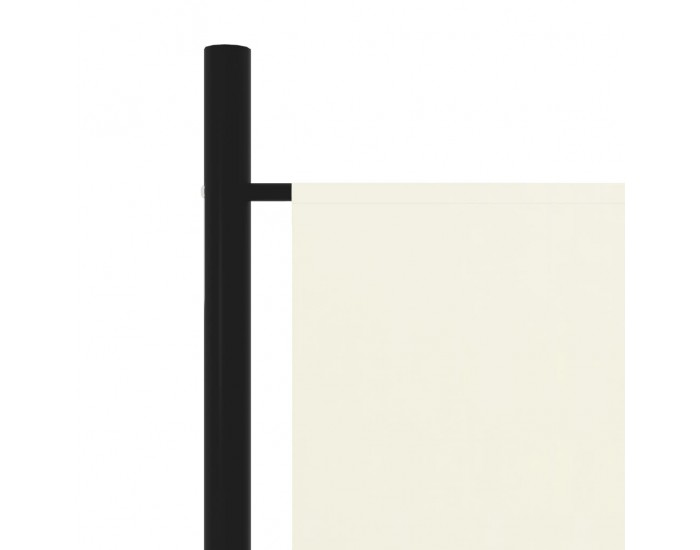 Sonata Параван за стая, 5 панела, кремавобял, 250x180 см