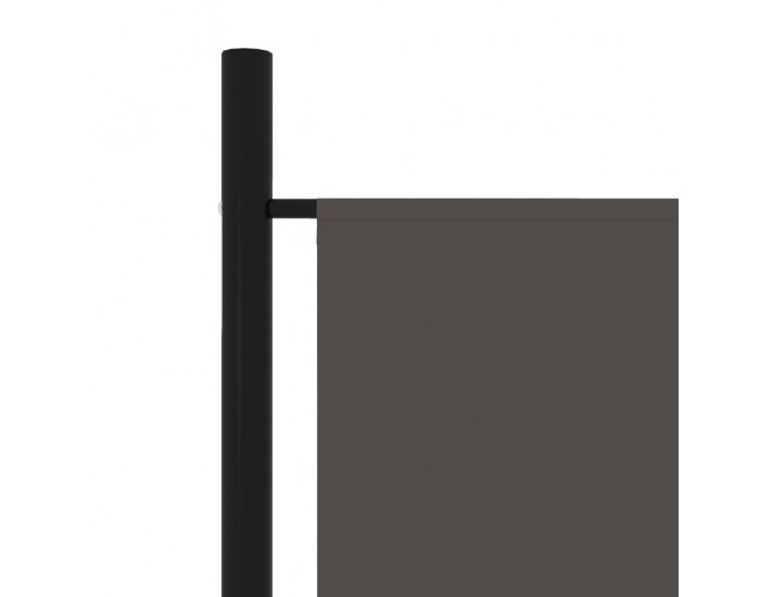 Sonata Параван за стая, 5 панела, антрацит, 250x180 см