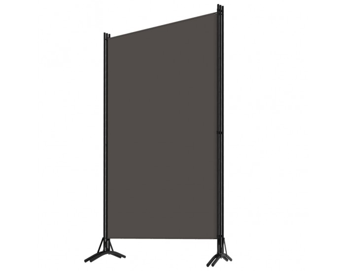 Sonata Параван за стая, 3 панела, антрацит, 260x180 см