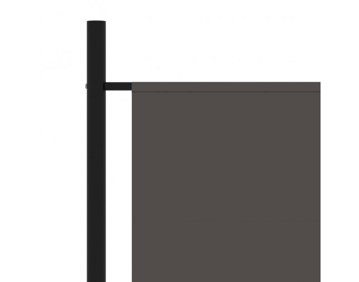 Sonata Параван за стая, 3 панела, антрацит, 260x180 см