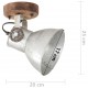 Sonata Индустриални стенни/тавански лампи 2 бр сребристи 20x25 см E27