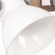 Sonata Индустриална стенна лампа бяла 65x25 см E27