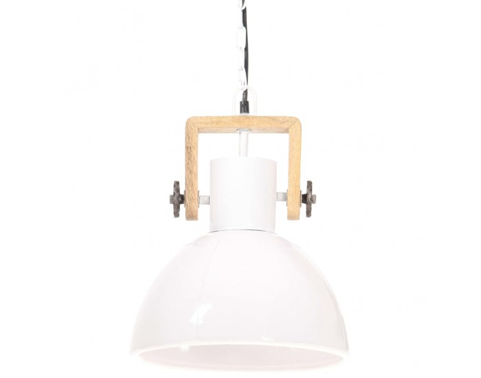 Sonata Индустриална пенделна лампа 25 W бяла кръгла 30 см E27