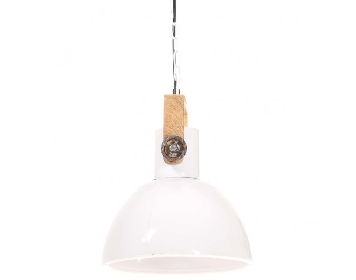 Sonata Индустриална пенделна лампа 25 W бяла кръгла 30 см E27