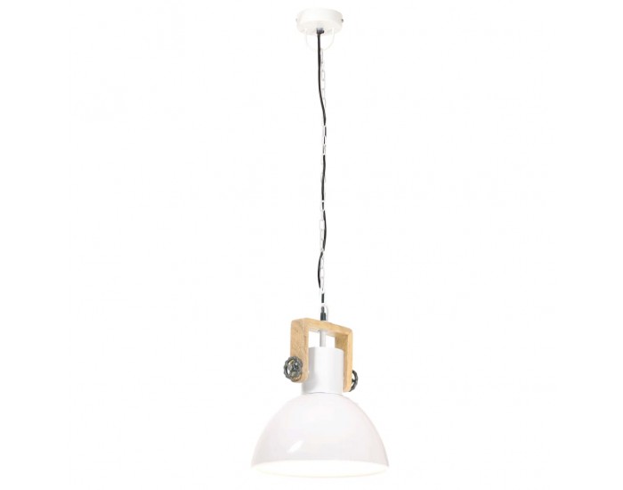 Sonata Индустриална пенделна лампа 25 W бяла кръгла 30 см E27