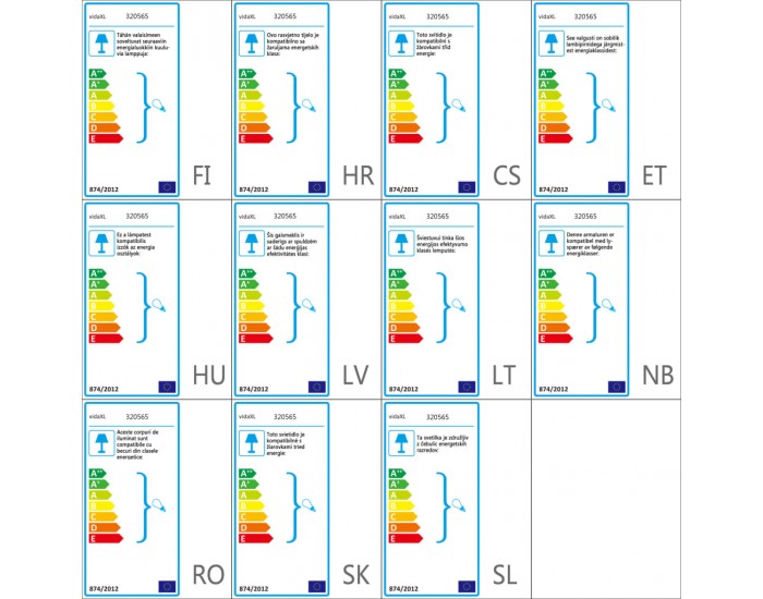 Sonata Пенделна лампа 25 W черна кръгла 48 см E27