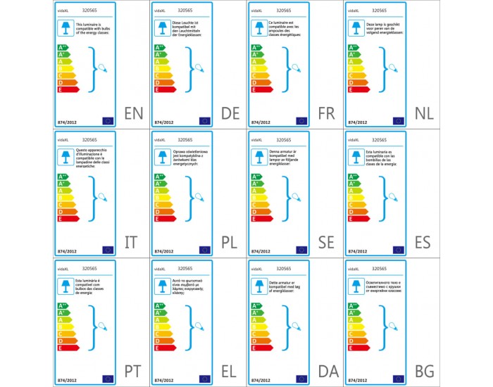 Sonata Пенделна лампа 25 W черна кръгла 48 см E27