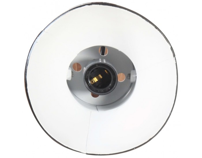 Sonata Стенна лампа, индустриален стил, черна, кръгла, E27