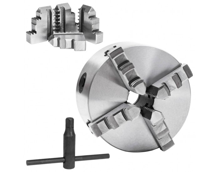 Sonata 4-челюстен самоцентриращ патронник, 125 мм, стомана