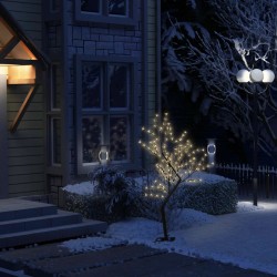 Sonata Коледно дърво, 128 топло бели LED, разцъфнала череша, 120 см - Сезонни и Празнични Декорации