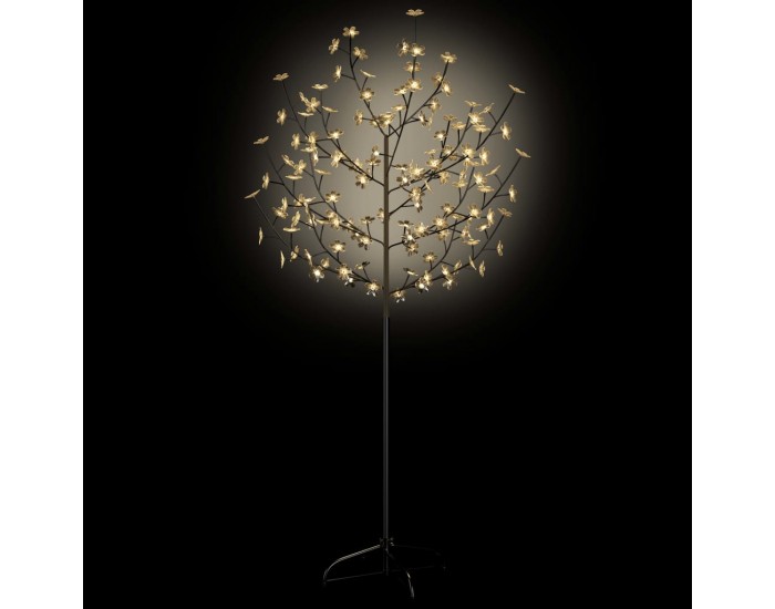 Sonata Коледно дърво, 120 LED топло бeли, разцъфнала череша, 150 см