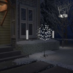 Sonata Коледно дърво, 120 LED студено бeли, разцъфнала череша, 150 см - Сезонни и Празнични Декорации