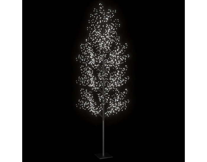 Sonata Коледно дърво, 1200 LED студено бeли, разцъфнала череша, 400 см