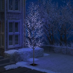 Sonata Коледно дърво, 1200 LED сини, разцъфнала череша, 400 см - Сезонни и Празнични Декорации