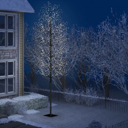 Sonata Коледно дърво, 2000 LED студено бeли, разцъфнала череша, 500 см - Сезонни и Празнични Декорации
