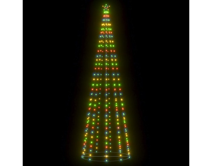 Sonata Коледна елха конус, 330 LED пъстри, декорация, 100x300 см