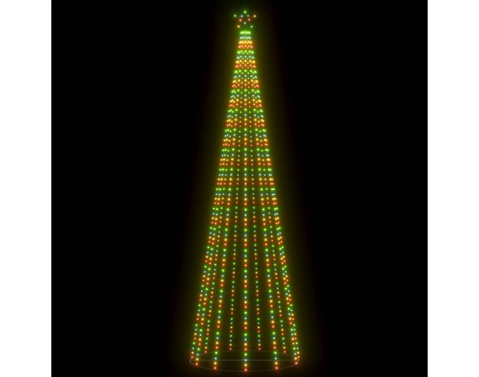 Sonata Коледна елха конус, 752 LED пъстри, декорация, 160x500 см