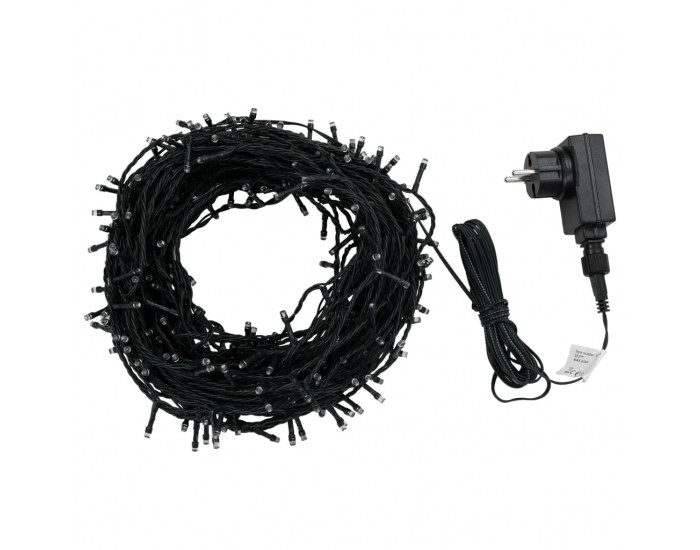 Sonata Светещ стринг 2000 LED закрито и открито 200 м IP44 топло бял
