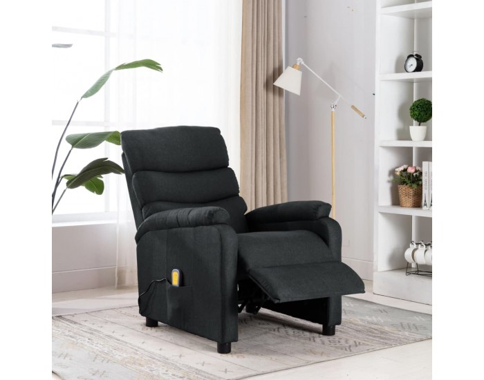 Sonata Масажен реклайнер, тъмносив, текстил