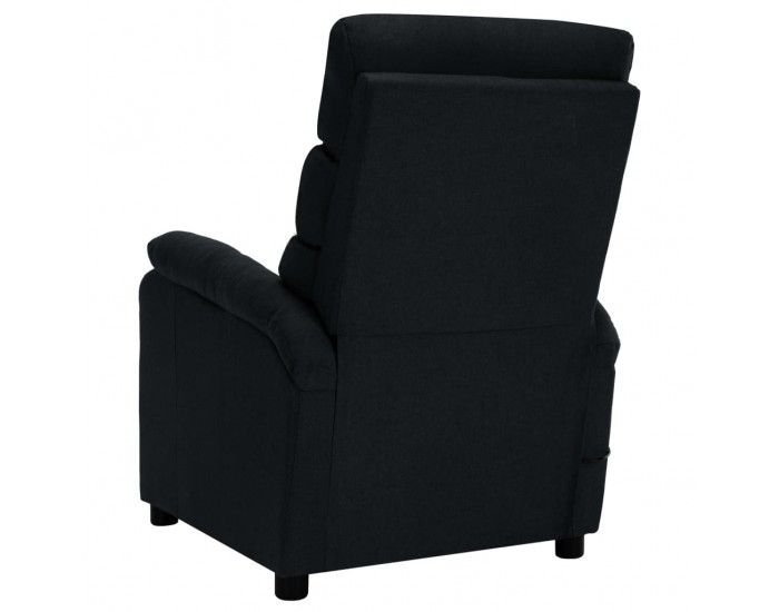 Sonata Масажен реклайнер, черен, текстил