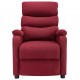 Sonata Масажен реклайнер, виненочервен, текстил