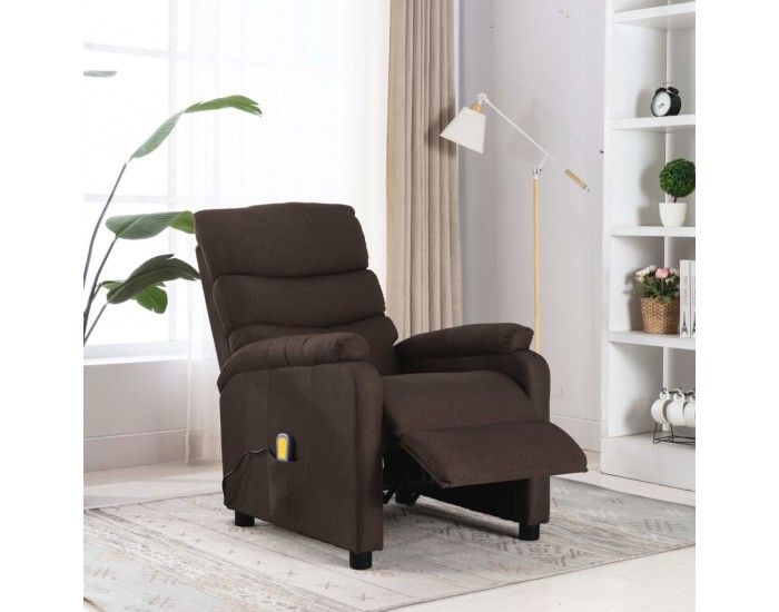 Sonata Масажен реклайнер, кафяв, текстил