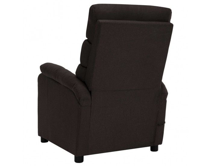 Sonata Масажен реклайнер, тъмнокафяв, текстил