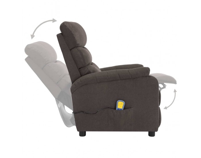 Sonata Масажен реклайнер, таупе, текстил