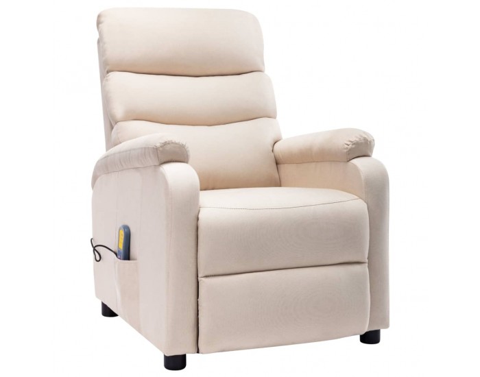 Sonata Масажен реклайнер, кремав, текстил