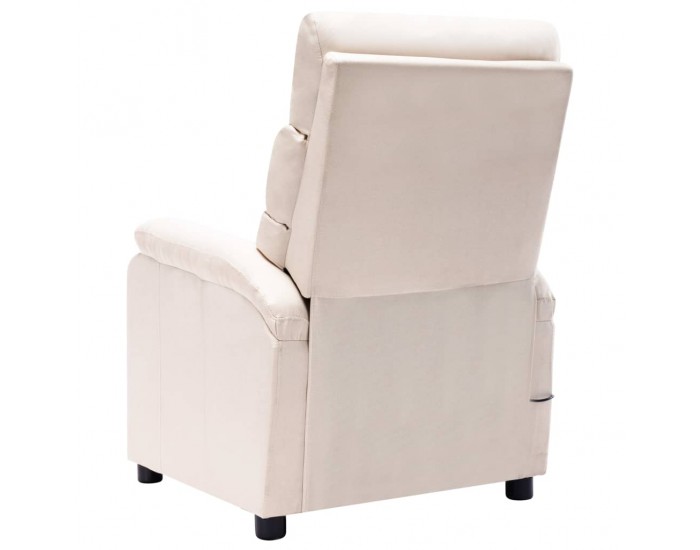 Sonata Масажен реклайнер, кремав, текстил