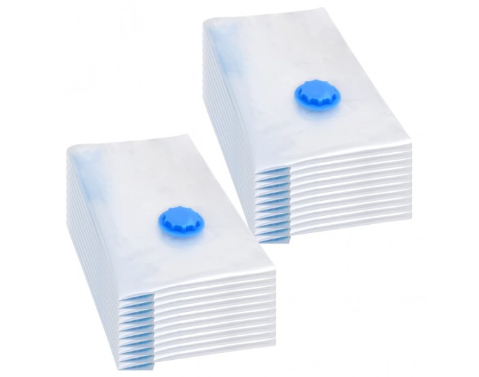 Sonata Вакуумни пътни чанти за съхранение на дрехи, 60x40 см, 20 бр