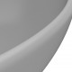 Sonata Луксозна овална мивка, матово светлосива, 40x33 см, керамика