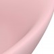 Sonata Мивка с преливник лукс овал розов мат 58,5x39 см керамика