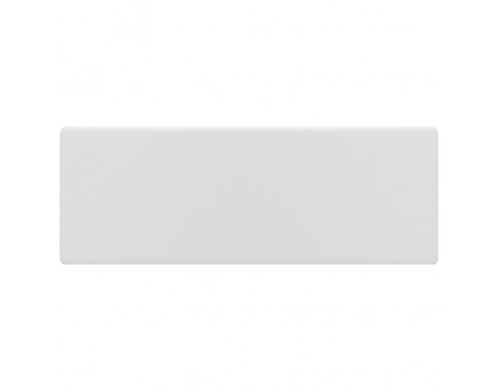 Sonata Мивка с преливник лукс квадрат бял мат 41x41 см керамика