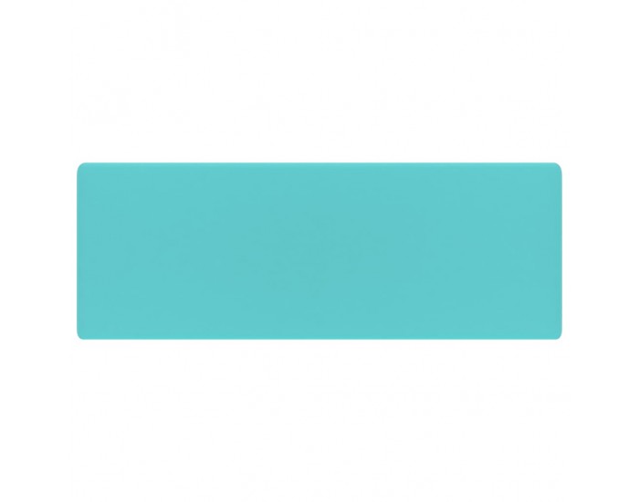 Sonata Мивка преливник лукс квадрат светлозелен мат 41x41 см керамика