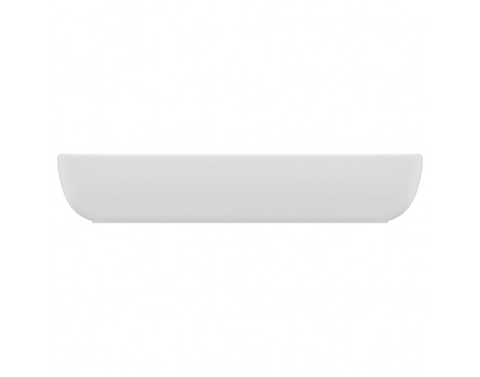 Sonata Луксозна правоъгълна мивка матово бяла 71x38 см керамика