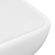 Sonata Луксозна правоъгълна мивка матово бяла 71x38 см керамика