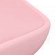 Sonata Луксозна правоъгълна мивка матово розова 71x38 см керамика
