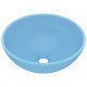 Sonata Мивка за баня лукс кръгла светлосин мат 32,5x14 см керамика