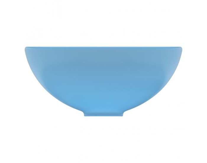 Sonata Мивка за баня лукс кръгла светлосин мат 32,5x14 см керамика