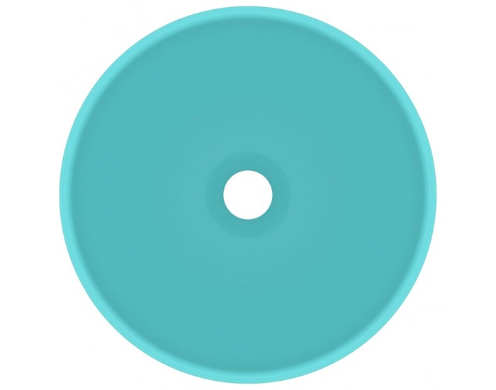 Sonata Мивка за баня лукс кръгла светлозелен мат 32,5x14 см керамика