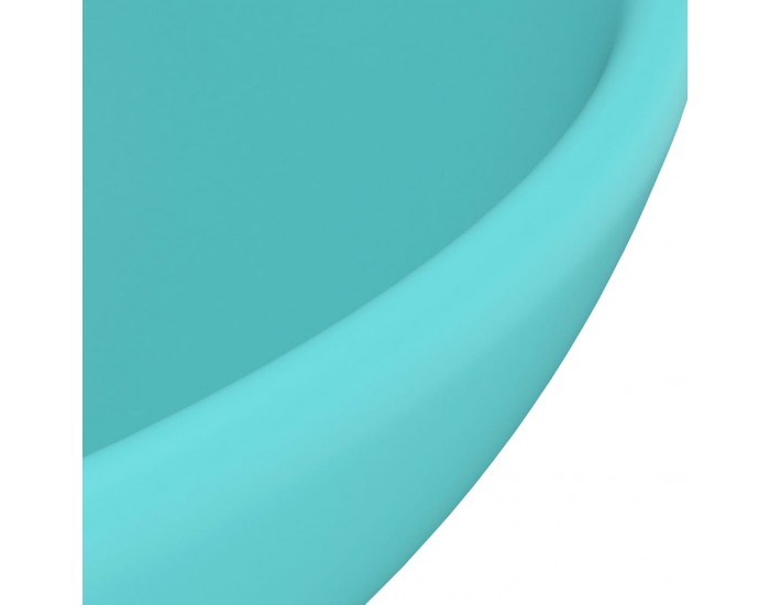 Sonata Мивка за баня лукс кръгла светлозелен мат 32,5x14 см керамика