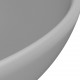 Sonata Мивка за баня лукс кръгла светлосив мат 32,5x14 см керамика